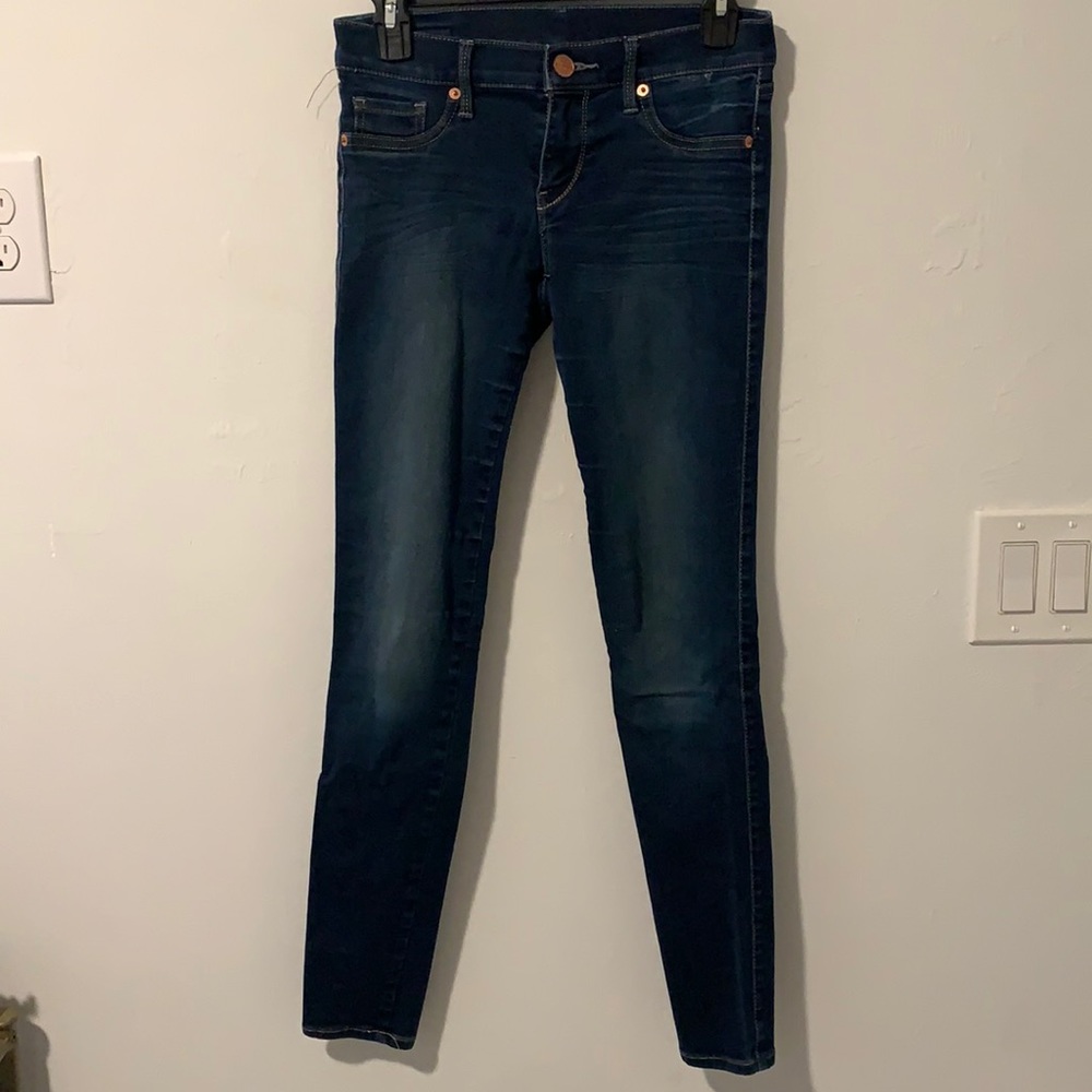 Dark skinny jeans from express